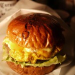 難波　ハンバーガー　Sasebo Burger PLus Cafe ATA-GO