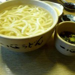 長居　うどん　釜揚げうどん 一心